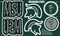 Sykel Enterprises-Michigan State University Minky DIY Pillow Project. Cut, Sew, and Stuff-Each Panel yields 3 pillows
